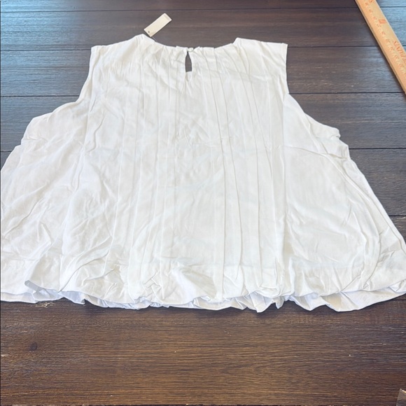 Madewell Sleeveless Crewneck Bubble Top Size L - Picture 10 of 10